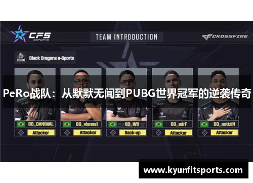 PeRo战队：从默默无闻到PUBG世界冠军的逆袭传奇